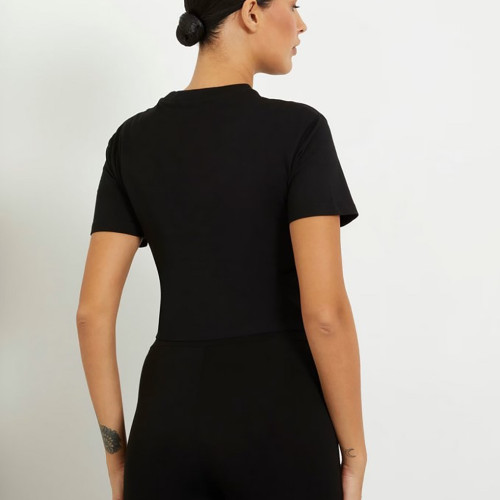 Guess Γυναικεία κοντομάνικη μπλούζα Adele Crop T-Shirt